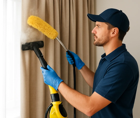 Trusted drapes cleaning technician Matty Curtain Cleaning boronia-vic QLD