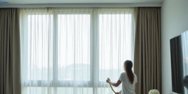 Delicate sheer drape cleaning boronia-vic Matty Curtain Cleaning
