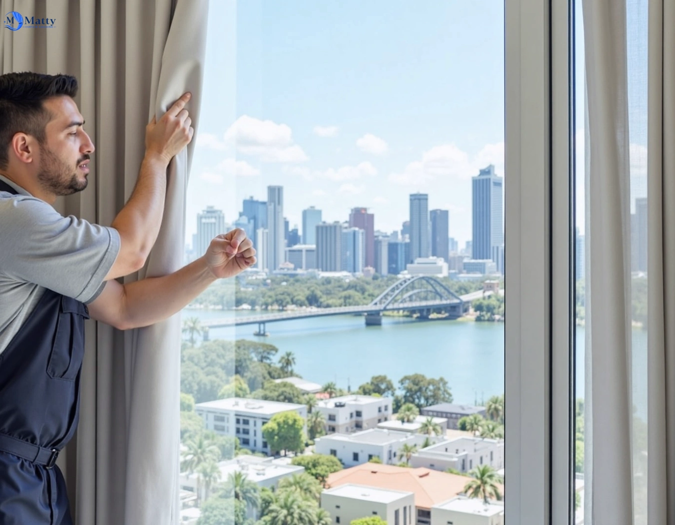 Professional curtain steam cleaning service boronia-vic QLD by Matty Curtain Cleaning